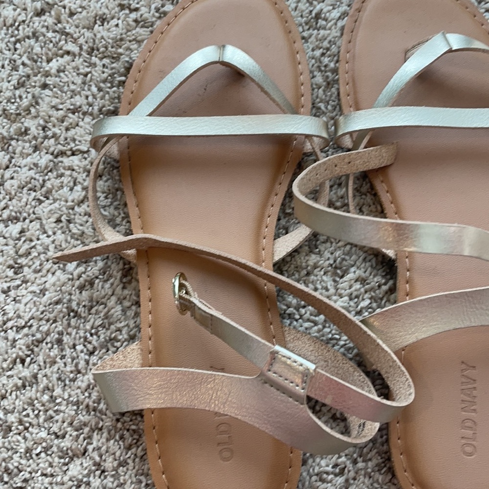 Gold Sandals - Picture 2 of 3